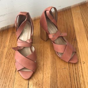 Raye Lily Heel Strappy Heeled Sandals Sz 7 Revolve